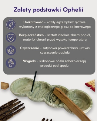 Podstawka pod kadzidło Ophelia - MATRYCA